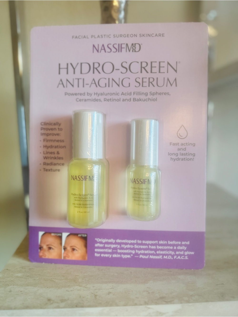 NassifMD Hydro-Screen Anti-Aging Serum - Yellow